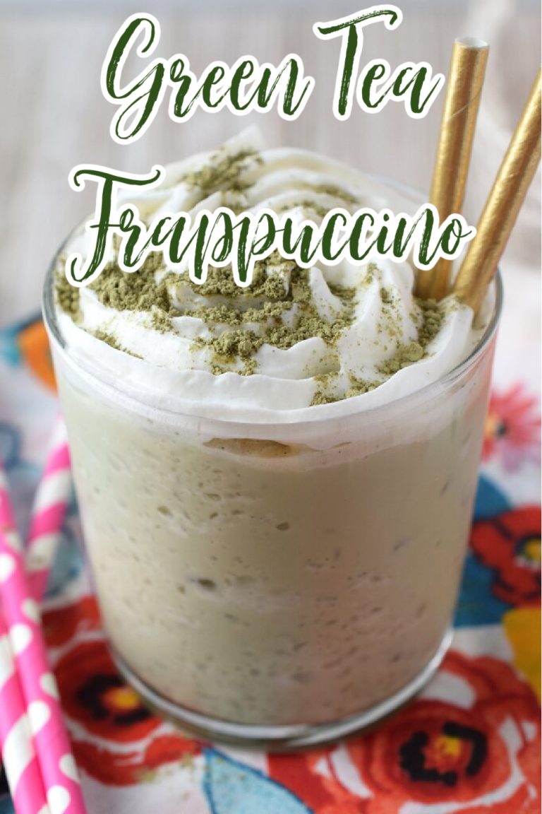 Green Tea Frappuccino (Starbucks Copycat) - Snacks and Sips