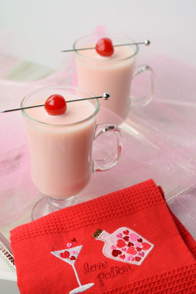 Make your sweetheart a delicious and simple to make Pink Passion White Hot Chocolate. Enjoy on Valentine's Day or any day as a special drink.
