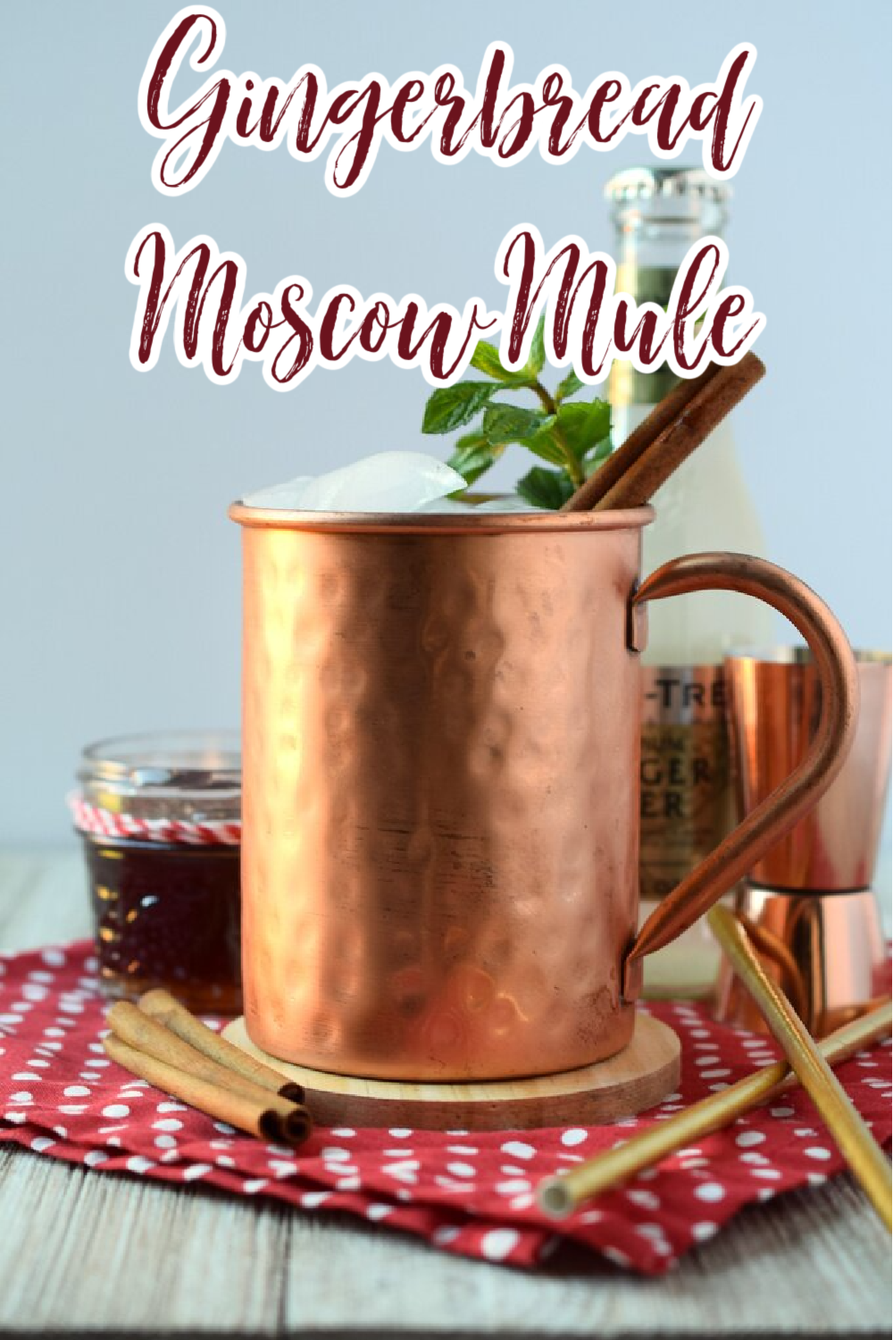 Gingerbread Moscow Mule Snacks and Sips