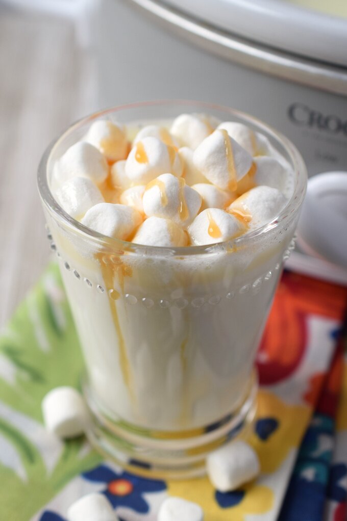 Slow Cooker White Hot Chocolate