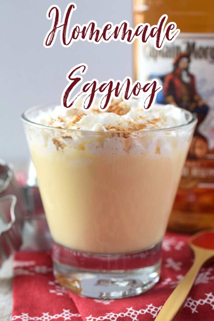 Homemade Eggnog - Make eggnog right at home with just a few simple ingredients! So easy to make and it can be served with or without alcohol. This is the ultimate guide on how to make eggnog from scratch! Homemade Eggnog Recipe | How to make eggnog from scratch | Eggnog Recipe