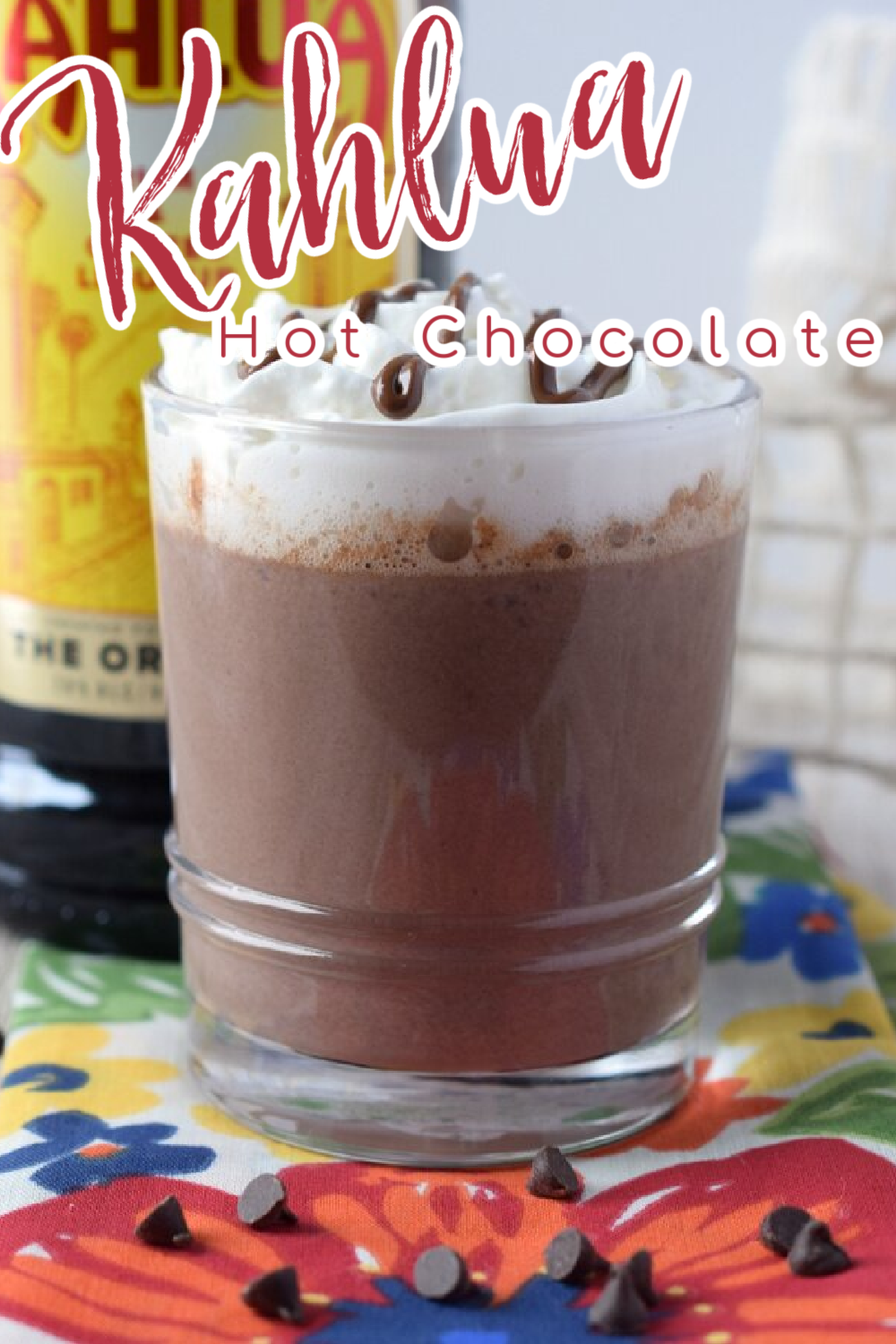 Kahlua Hot Chocolate Snacks and Sips