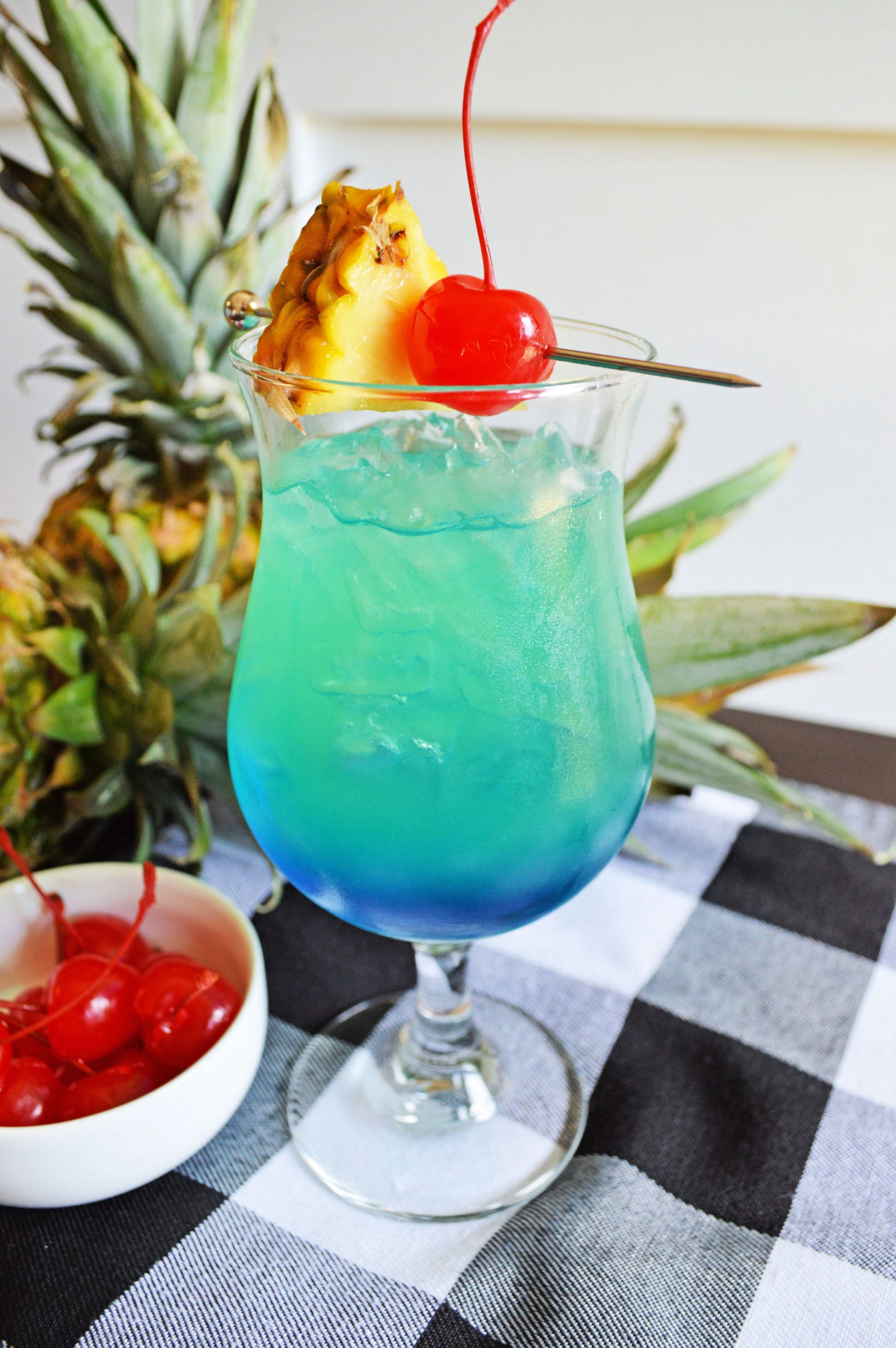 Tropical Blue Hawaiian Cocktail – Snacks and Sips