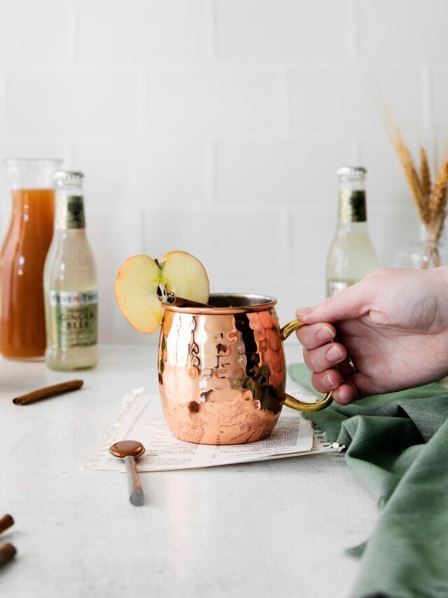 Caramel Apple Moscow Mule Cocktail Story