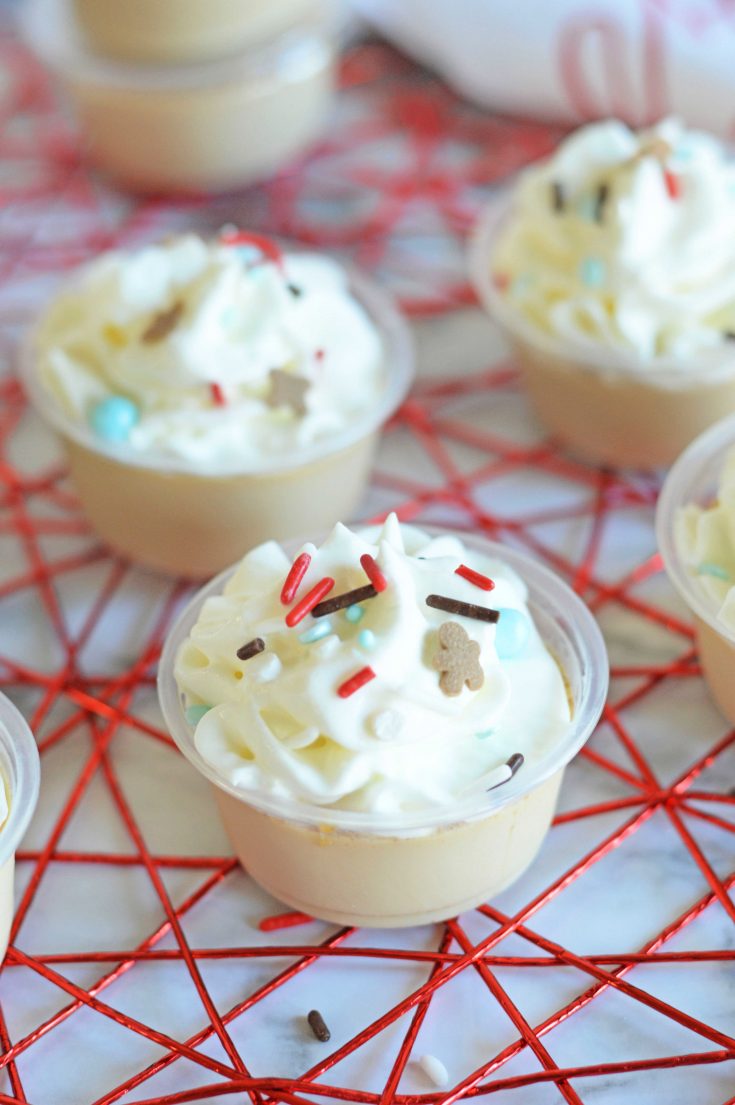 Gingerbread Cookie Jello Shots Snacks and Sips