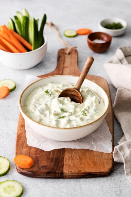 Dill Pickle Ranch Dip Snacks and Sips