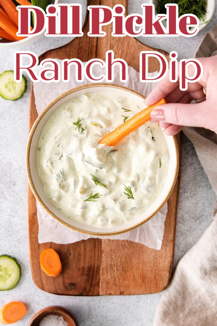 Dill Pickle Ranch Dip Snacks and Sips