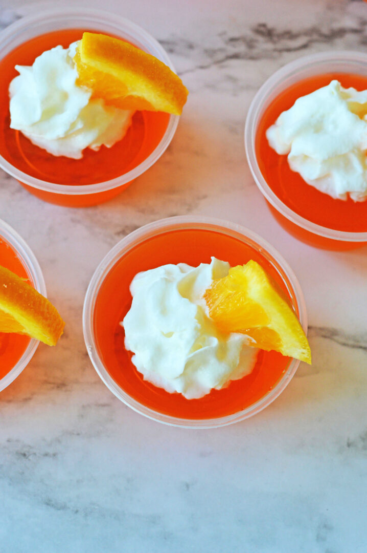 Orange Creamsicle Jello Shots Snacks and Sips